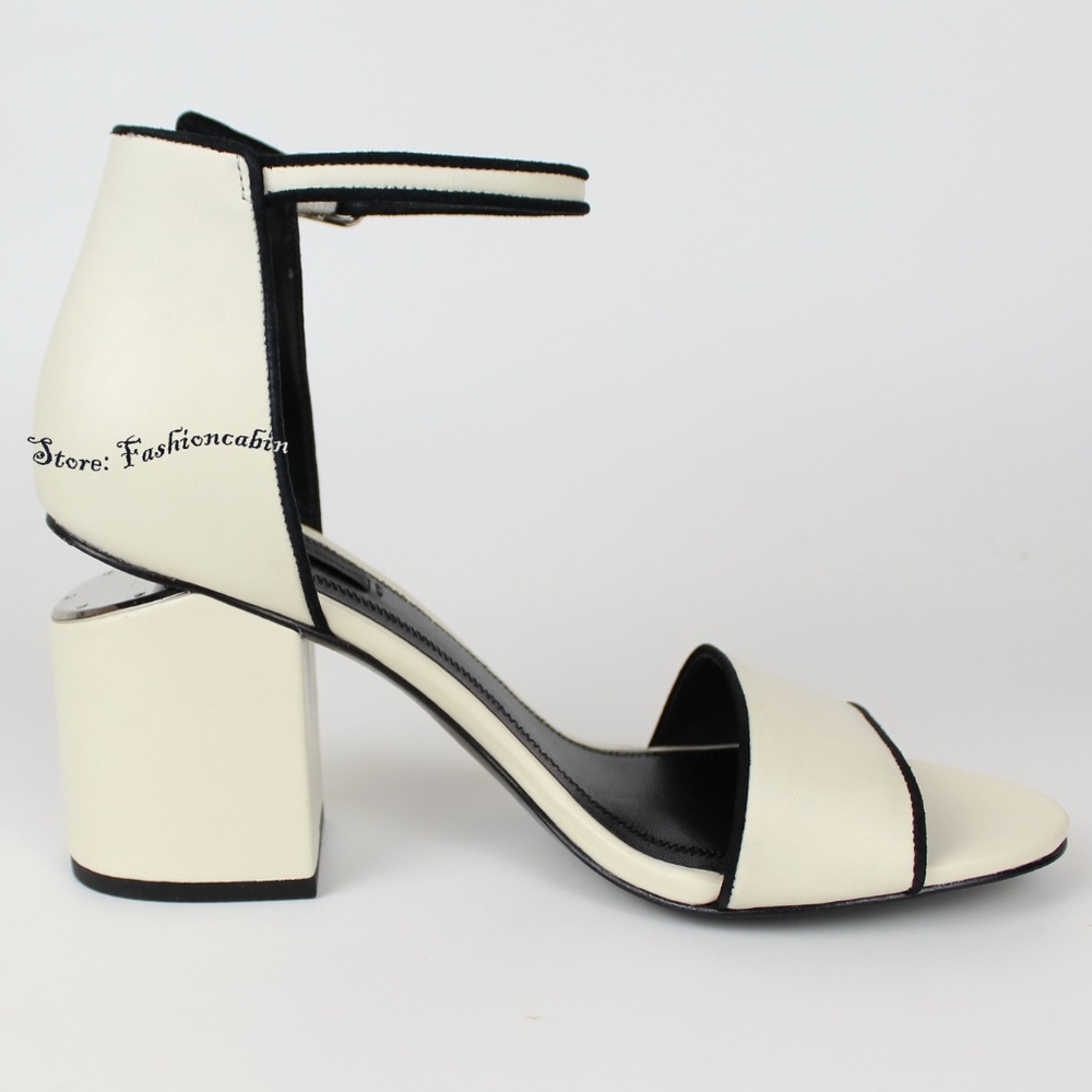 NEW ALEXANDER WANG Abby Leather Sandals - Picture 5 of 10